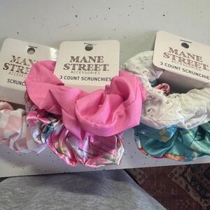 🐰🌷🐣Soft & Stylish Scrunchie Bundle – Set of 7